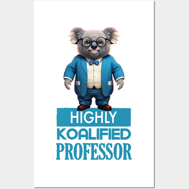 Just a Highly Koalified Professor Koala Wall Art by Dmytro